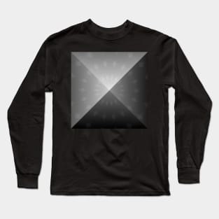Sacred Geometry 3D Fantasy Pyramid Architecture Long Sleeve T-Shirt
